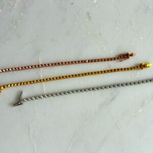 Three Eddie Borgo Stud bracelets